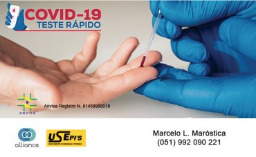 TESTES COVID - 19 - IgG e IgM TESTES COVID - 19 - IgG e IgM